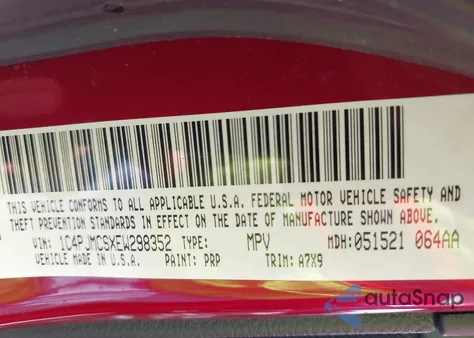 2014 Jeep Cherokee Latitude from USA, damaged, VIN 1C4PJMCSXEW298352